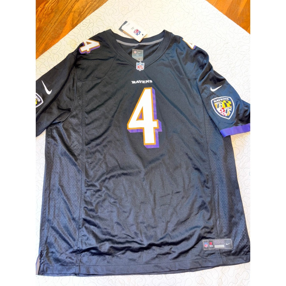 Nike Baltimore Ravens Zay Flowers #4 NFL Jersey Mens 3XL